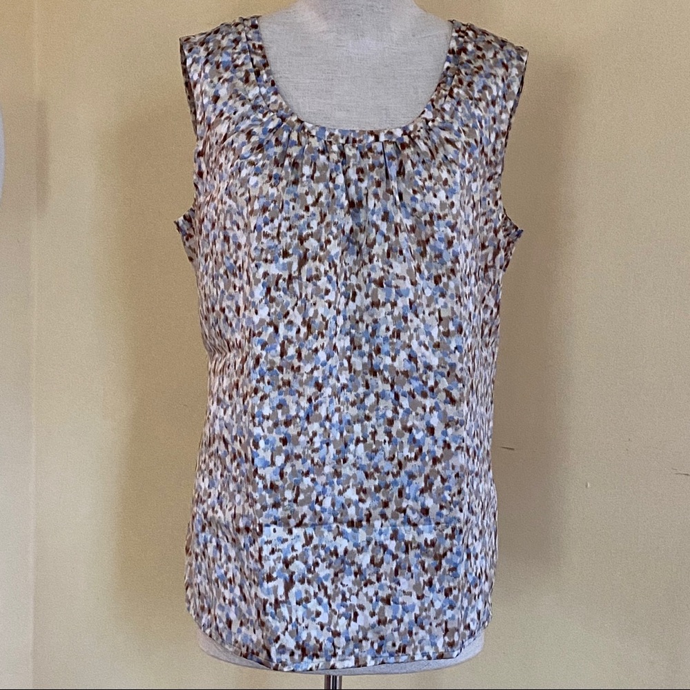 TALBOTS Women’s Multicolored Sleeveless Shirt